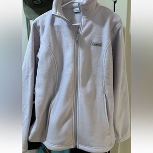 fleece Columbia zip up jacket